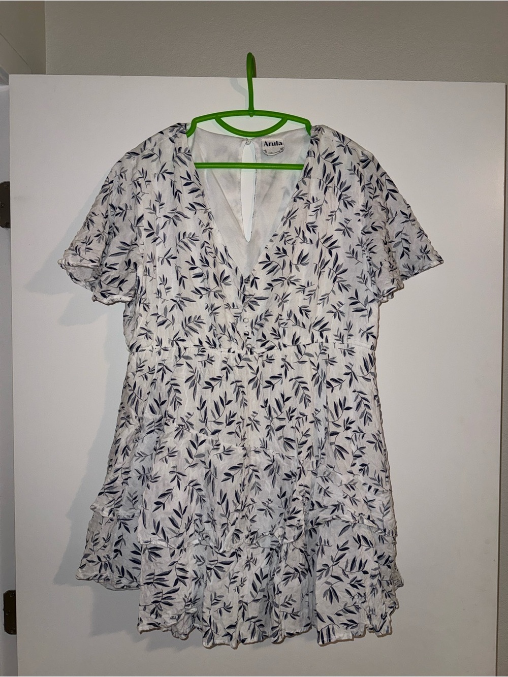 ARULA White & Blue Dress